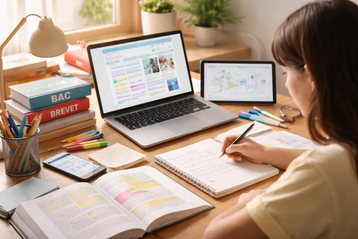Comment réviser efficacement pour le Bac et le Brevet avec des ressources éducatives