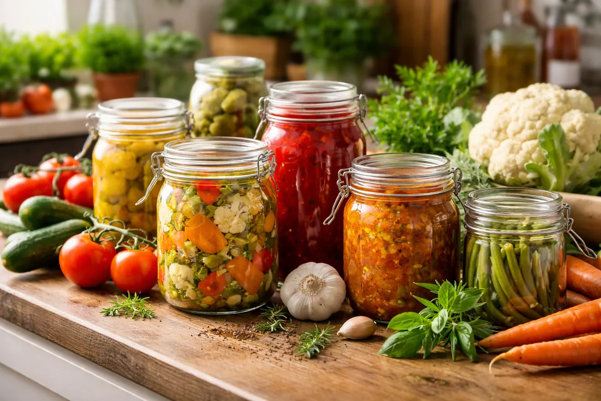 Comment fabriquer des conserves de légumes de saison en Haute-Savoie