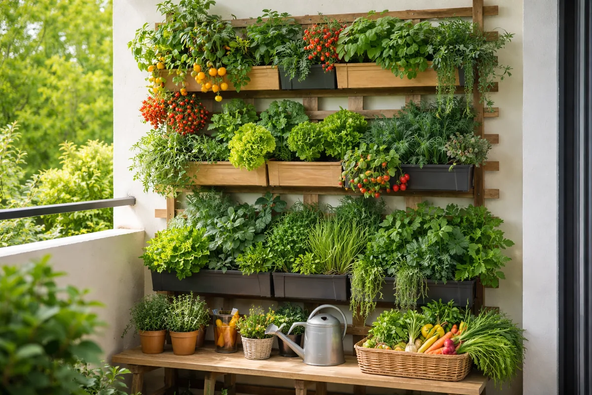 Comment créer un potager vertical chez soi pour optimiser l'espace
