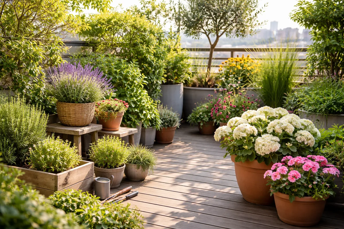 Comment choisir les bonnes plantes pour un jardin en terrasse