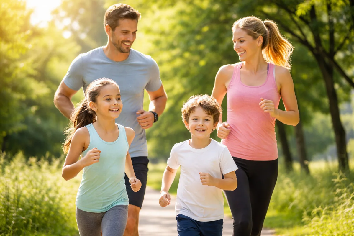 Les bienfaits de la pratique régulière d'une activité physique pour toute la famille